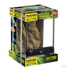 Exo Terra Natural Glass Terrarium | Advanced Reptile Habitat | Nano Tall 20×20×30 cm