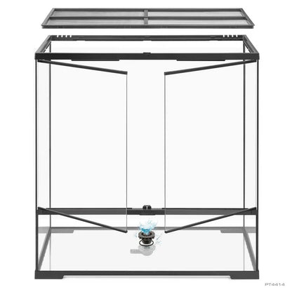Exo Terra Pro Paludarium Large X-Tall Glass Terrarium 90x45x90cm for Reptiles, Amphibians & Tropical Habitats