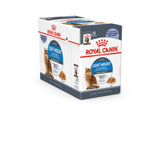 Royal Canin Light Weight Care Jelly Wet Cat Food for Adult Cats 85g x12 Pouches