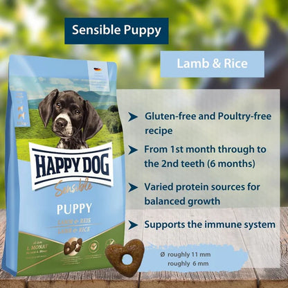Happy Dog Sensible Puppy Lamb & Rice