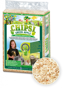 Chipsi Green Apple Scent Small Animal Litter 1KG/NA