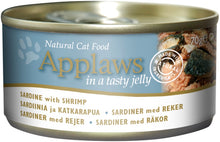 Applaws Sardine with Shrimp in Jelly Adult Wet Cat Food 70g Tin