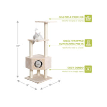 Go Pet Club 51" Cat Tree CondoOverall Size : 19"L x 19"W x 51"H