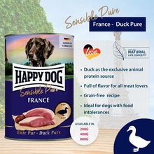Happy Dog Sensible Pure France Duck 400g