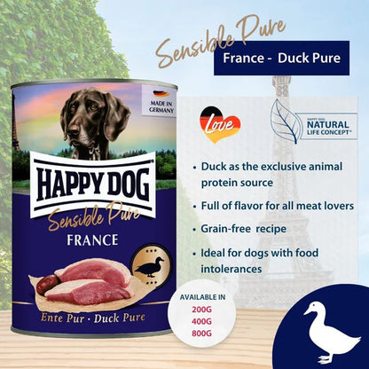 Happy Dog Sensible Pure France Duck 400g