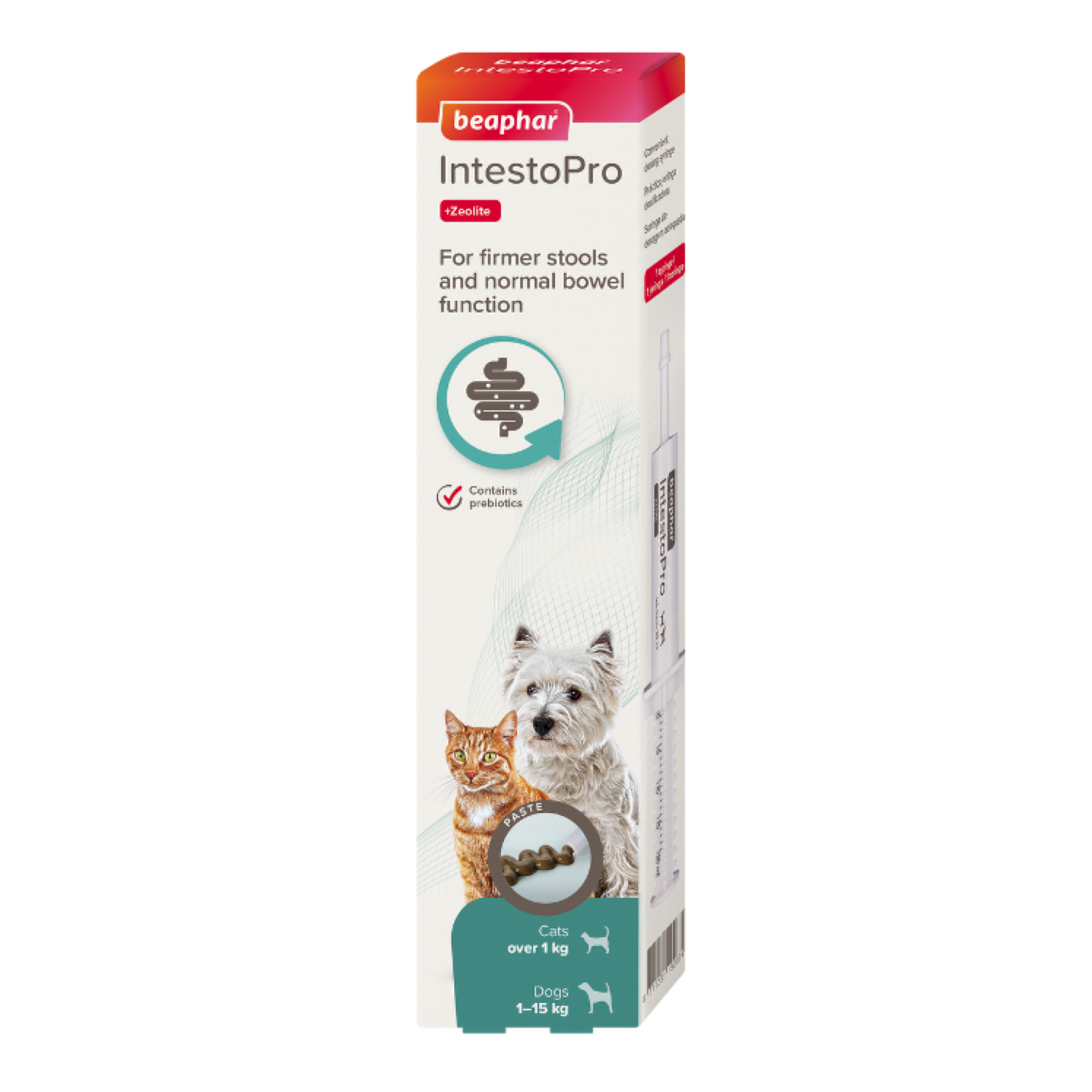 Beaphar IntestoPro Anti Diarrhea Paste Syringe Small Dog & Cat 20 ml