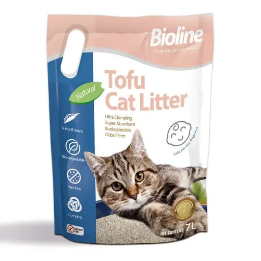 Bioline Tofu Cat Litter 7L