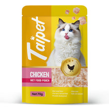 Taipet Cat Wet Food Pouch Chicken in Broth-70g(Box contains 12pcs)