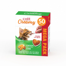 Catit Creamy Treats Mega Pack Chicken with Lamb 50 tubes/box