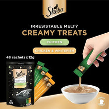 Sheba Melty Chicken Mixed Creamy Cat Treats 4x12g