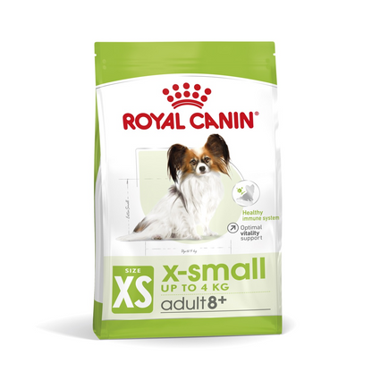 Royal Canin Size Health Nutrition XS Adult 8+ Senior Dog Dry Food 1.5kg