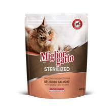 Miglor gatto Sterilized croquettes Salmon Cat Dry 400g