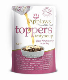 Applaws Toppers Pumpkin Soup with Salmon & Sea Bream Wet Cat Food 40g