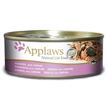 Applaws Mackerel with Sardine Adult Wet Cat Food 156g Tin