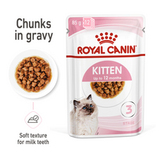 Royal Canin Feline Health Nutrition Kitten Gravy (Wet Food - Pouches) 12 x 85 g