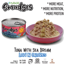 Smudges Adult Cat Tuna Flakes With Sea Bream in Soft Jelly 80g