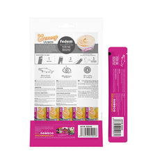 Fedem Cat Creamy Treats – Salmon Flavour with Egg Yolk 60gx5 pcs