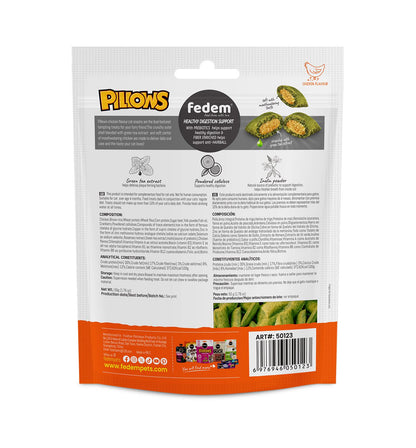 Fedem Pillows Cat Treats – Chicken Flavour 50g