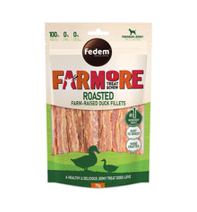 Fedem Farmore Jerky for Dogs – Roasted Farm-Raised Duck Fillets 75g