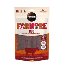 Fedem Farmore Jerky for Dogs – BBQ Grass-Fed Beef Sticks 75g