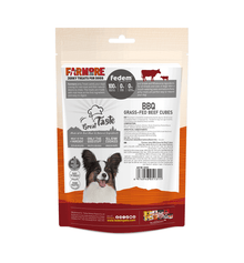 Fedem Farmore Jerky for Dogs – BBQ Grass-Fed Beef Cubes 75g