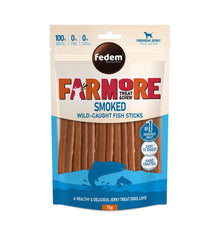 Fedem Farmore Jerky for Dogs – Smoked Wild-Caught Fish Sticks 75g