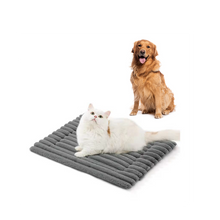 Saas Faux Rabbit Fur Pet Mat Gray-L