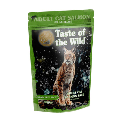 Taste Of The Wild Adult Cat Salmon Pate Grain-Free Wet Cat Food 12x85g