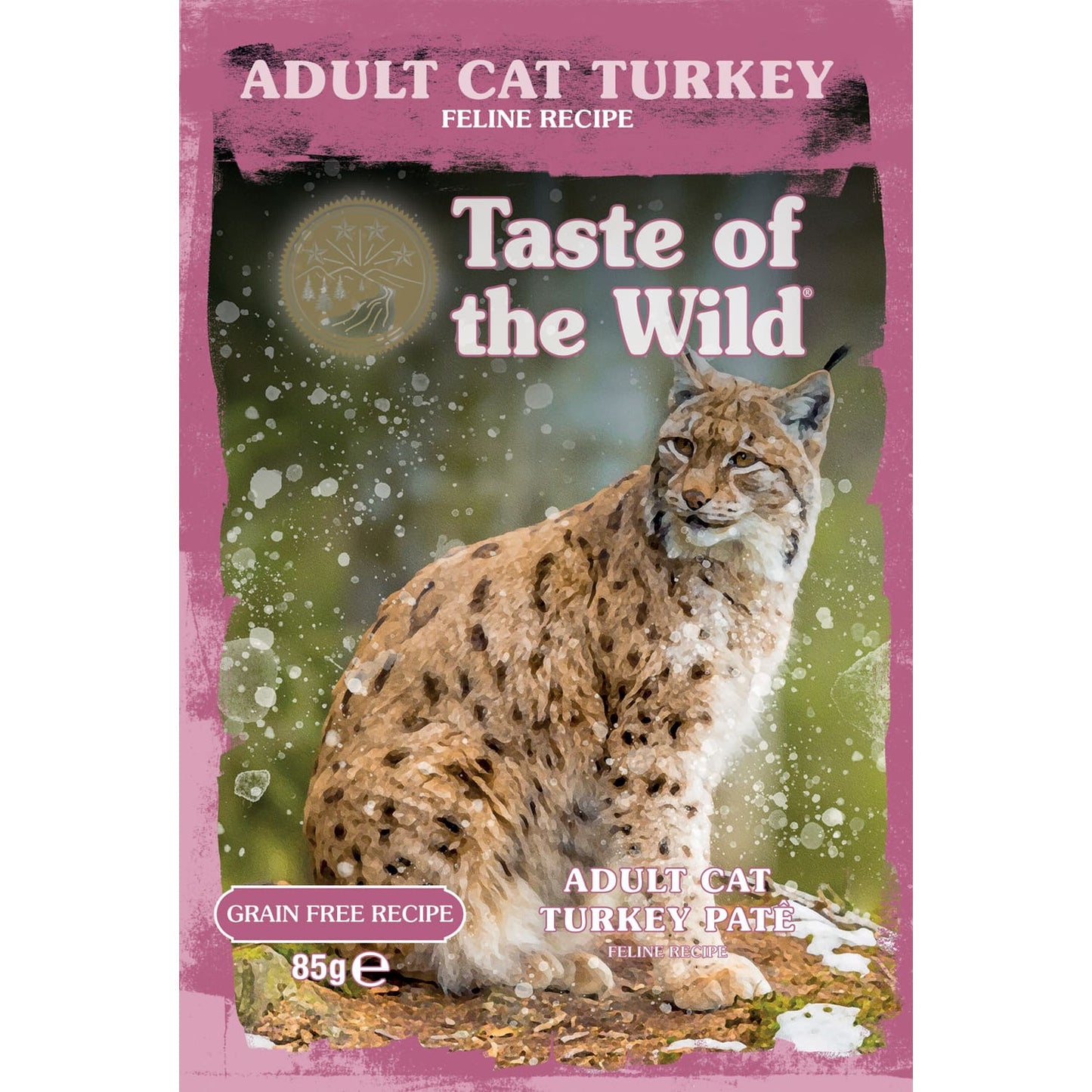 Taste Of The Wild Adult Cat Turkey Pate Grain-Free Wet Cat Food 12x85g