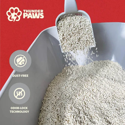 Thunder Paws Eco-Fresh Strip Tofu Cat Litter - 2.4KG