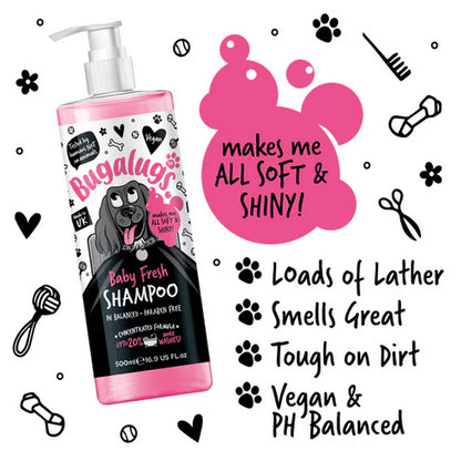 Bugalugs Baby Fresh No Rinse Dog Shampoo - 200ML