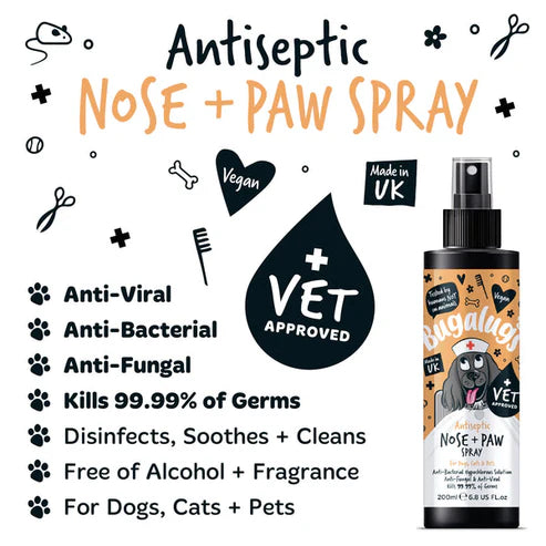 بخاخ بوغالوجز المطهر للأقدام والأنف للحيوانات الأليفة - 200 مل
