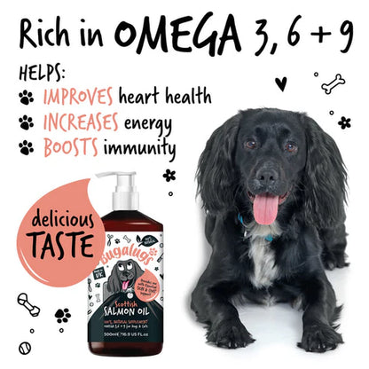 Bugalugs Scottish Salmon Oil for Dogs & Cats - 500ML