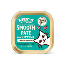 Lily's Kitchen Chicken Cod & Salmon Pate Kitten Wet Food Box 6x85G