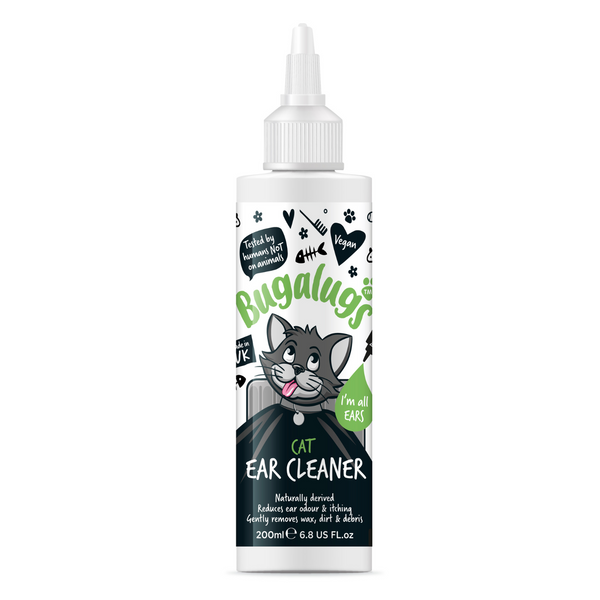 Bugalugs Soothing Ear Cleaner for Cats - 200ML