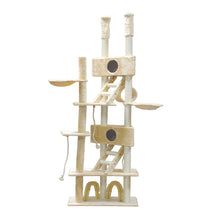 Go Pet Club 106" Cat Tree Condo FurnitureOverall Size : 18"L x 48"W x 92"-106"H