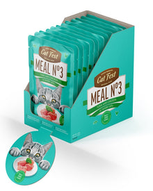 Cat Fest Meal No 3 Cat Food in Jelly-Tuna With Chicken 12x50g 12pcs/box