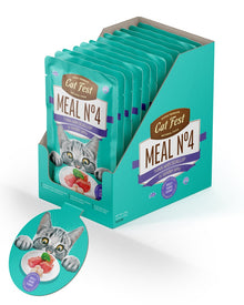 Cat Fest Meal No 4 Cat Food in Jelly-Tuna With Scallop 12x50g 12pcs/box