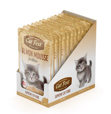 Cat Fest Salmon Mousse For Kittens 12x70g 12pcs/box