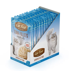 Cat Fest Tuna Fillets In Tender Jelly For Cats 12x70g 12pcs/box
