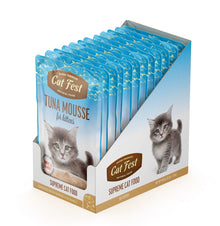 Cat Fest Tuna Mousse For Kittens 12x70g 12pcs/box