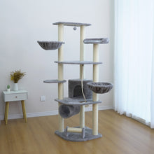 Catry Cat Tower With Scratcher 55x55x171cm