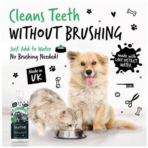 Bugalugs Dental Care Water Additive for Dogs & Cats - 490ML