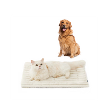 Saas Faux Rabbit Fur Pet Mat White-XL