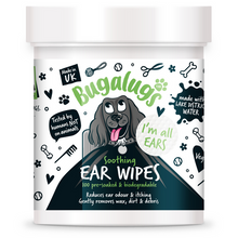 Bugalugs Soothing Biodegradable Ear Wipes for Cats - 100WIPES