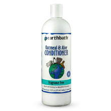earthbath® Oatmeal &amp; Aloe Conditioner, Fragrance Free, Helps Relieve Itchy Dry Skin, Made in USA, 16 oz