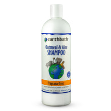 earthbath® Oatmeal &amp; Aloe Shampoo, Fragrance Free, Helps Relieve Itchy Dry Skin, Made in USA, 16 oz