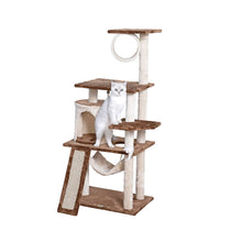 Go Pet Club 53" Kitten Cat Tree Condo with Scratching Board Overall Size : 23"L x 28.5"W x 53.5"H