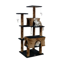 Go Pet Club 61" Kitten Cat Tree House Overall Size : 25"L x 25.75"W x 60.75"H