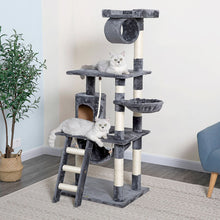 Go Pet Club 62? Classic Cat Tree with Sisal Covered Posts
Overall Size : 27?L x 38?W x 62?H